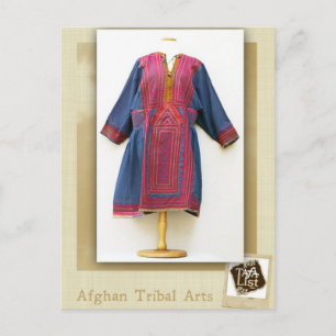 Vintage Baluchi Dress Vykort
