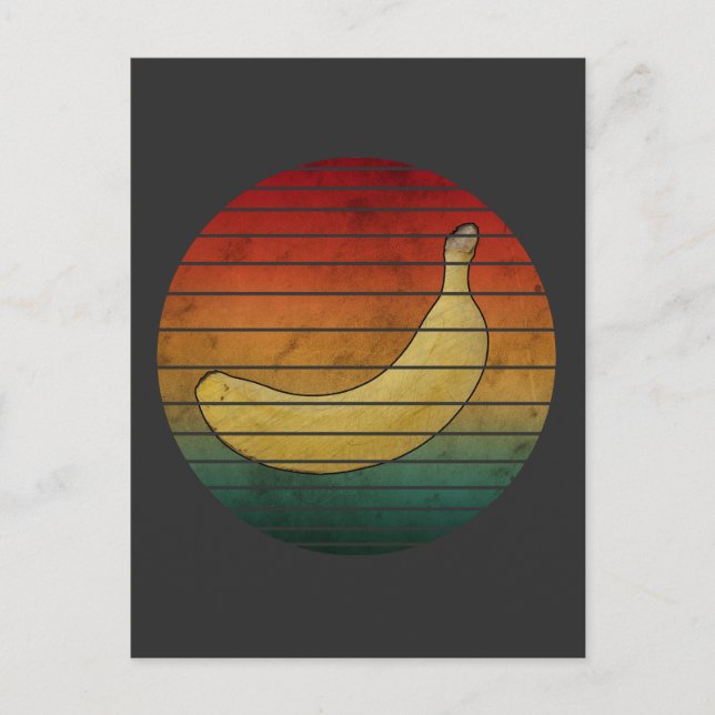 Vintage banan frukt vykort (Framsida)