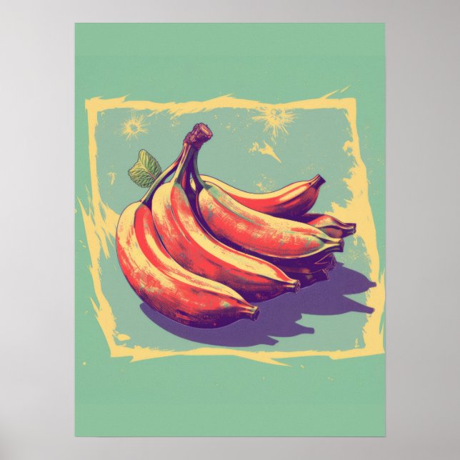 Vintage Banana Poster (Framsidan)