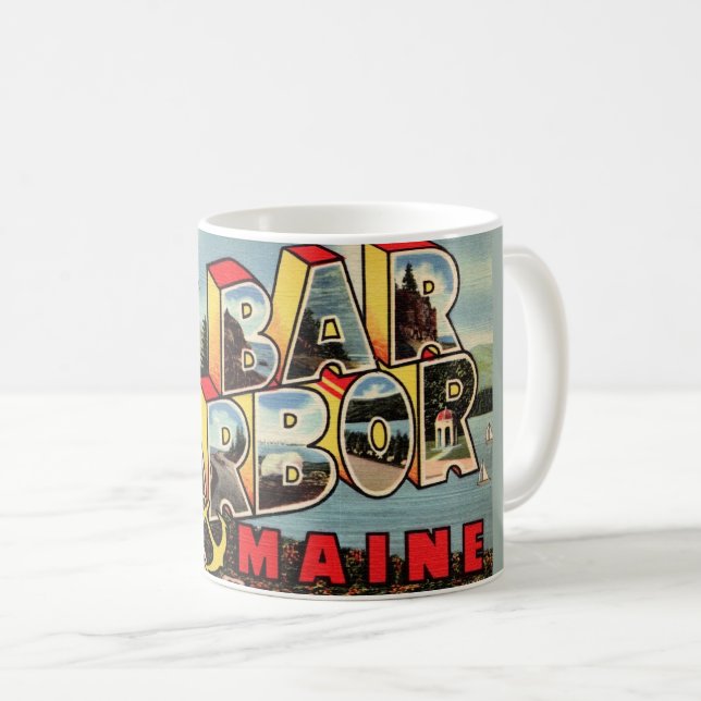 Vintage Bar Harbor Kaffemugg (Framsida höger)
