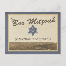 Vintage Bar Mitzvah Jerusalem Spara Datum Navy