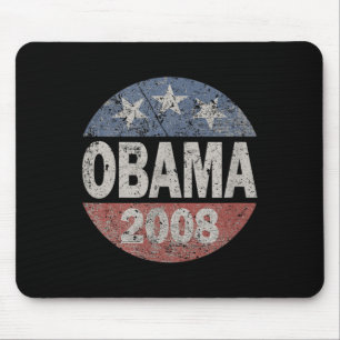 Vintage Barack Obama 2008 Kampanj Musmatta