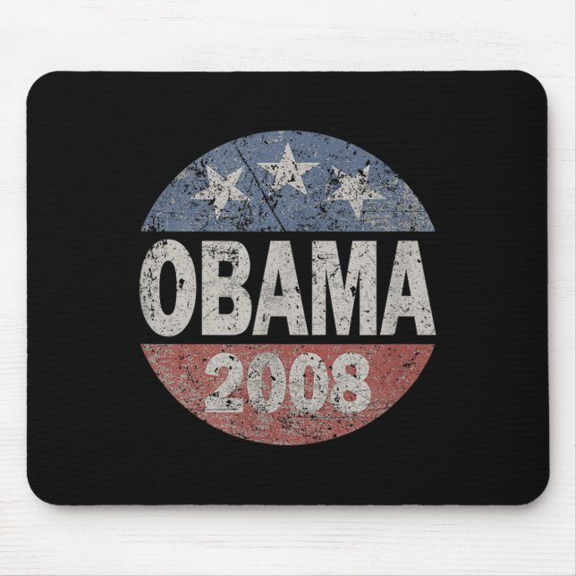 Vintage Barack Obama 2008 Kampanj Musmatta (Framsidan)