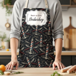 Vintage Barbershop Tools Pattern