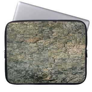Vintage bark, bottenabstrakt, grafiskt deco laptop fodral