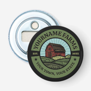 Vintage Barn ADD NAMN Land Farm Skörd Farmer Flasköppnare