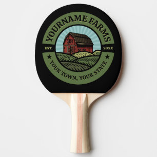 Vintage Barn ADD NAMN Land Farm Skörd Farmer Pingisracket