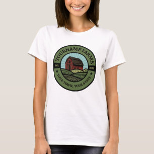 Vintage Barn ADD NAMN Land Farm Skörd Farmer T Shirt