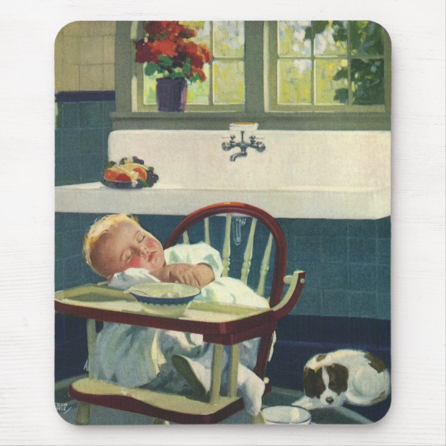 Vintage Barn, Baby Sleeping HighSchool Kitchen Musmatta (Framsidan)
