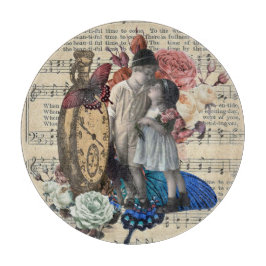 Vintage Barn & Blommigt Collage