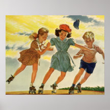 Vintage Barn, Boys Girls Roligt Roller Skatt