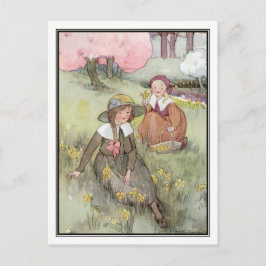 Vintage Barn i Meadow av Anne Andersson Vykort