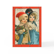 "Vintage Barn Julkort"