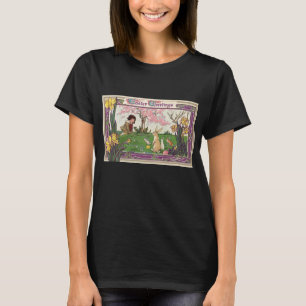 Vintage Barn på en påskäggsjakt med djur Tee Shirt