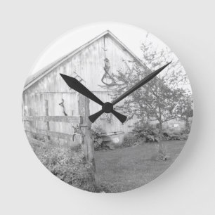 Vintage Barn Rund Klocka