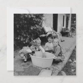 Vintage Barn som spelar Julkort