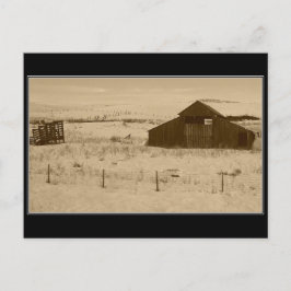 Vintage Barn utanför Weiser Idaho Vykort