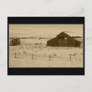 Vintage Barn utanför Weiser Idaho Vykort