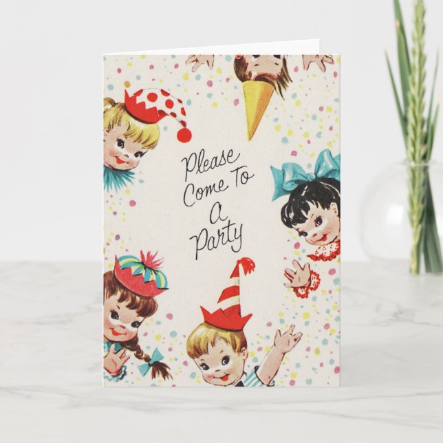 Vintage Barns Party Inbjudan (Framsida)