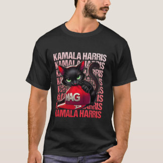 Vintage Barnsoldat Dam för Kamala Harris Cat T Shirt