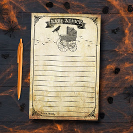 Vintage Barnvagn Halloween Baby Shower Advice