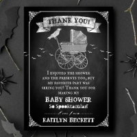 Vintage Barnvagn Halloween Baby Shower