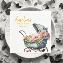 Vintage Barnvagn Personlig Baby Shower