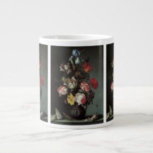 Vintage Barockblommor av Balthasar van der Ast Jumbo Mugg