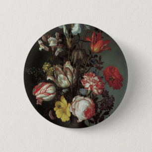Vintage Barockblommor av Balthasar van der Ast Knapp