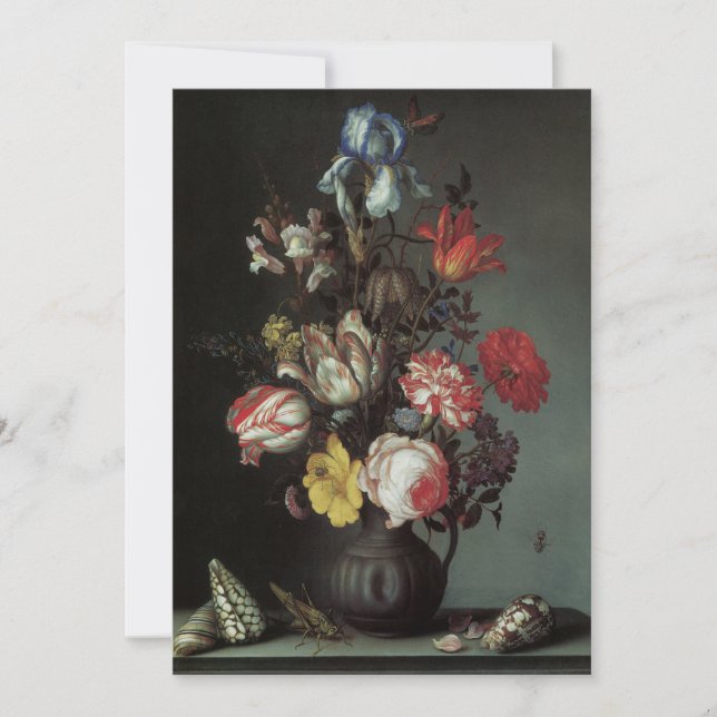 Vintage Baroque Flowers av Balthasar van der Ast (Framsida)