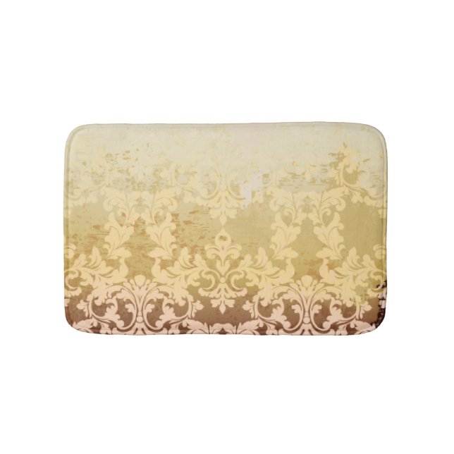 Vintage baroque mönster, prydnadslyx. badrumsmatta (Framsidan)