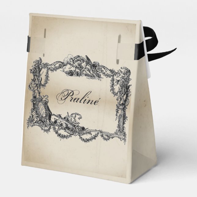 Vintage – Baroque – Shabby chic – Praliné Presentaskar (Baksidan Sidan)