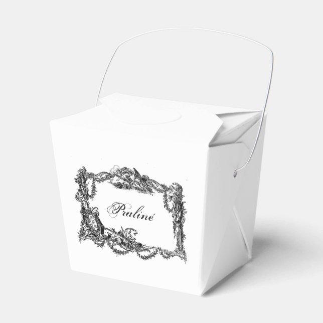 Vintage – Baroque – Shabby chic – Praliné Presentaskar (Framsidan Sidan)