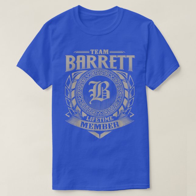 Vintage BARRETT Famil T Shirt (Design framsida)