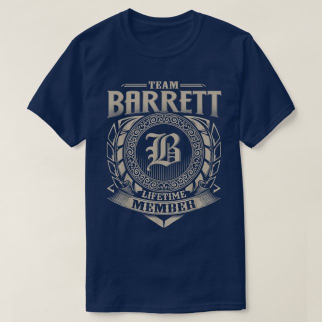 Vintage BARRETT Famil T Shirt (Design framsida)