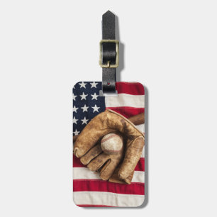 Vintage Baseball Bagagebricka