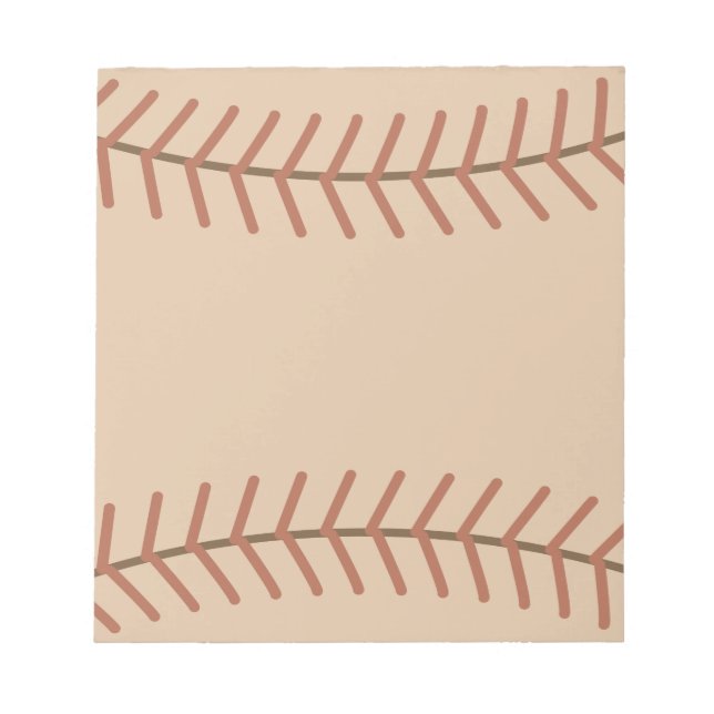 Vintage Baseball Binder Notepad  Anteckningsblock (Framsida)