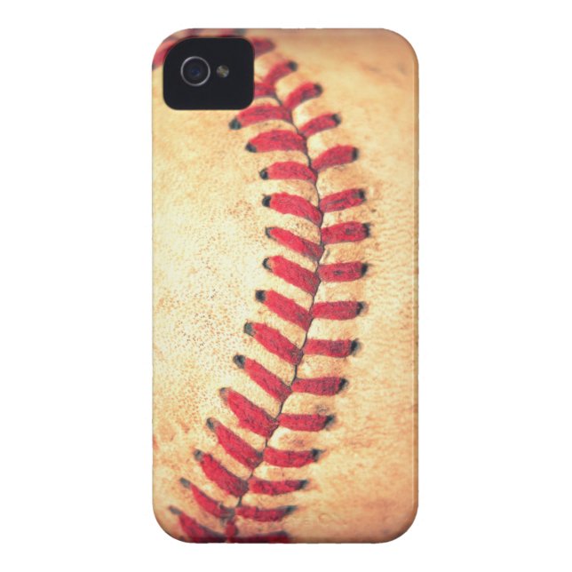 Vintage baseball boll Case-Mate iPhone skal (Baksidan)
