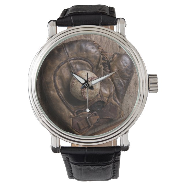 Vintage Baseball Equipment Armbandsur (Framsida)