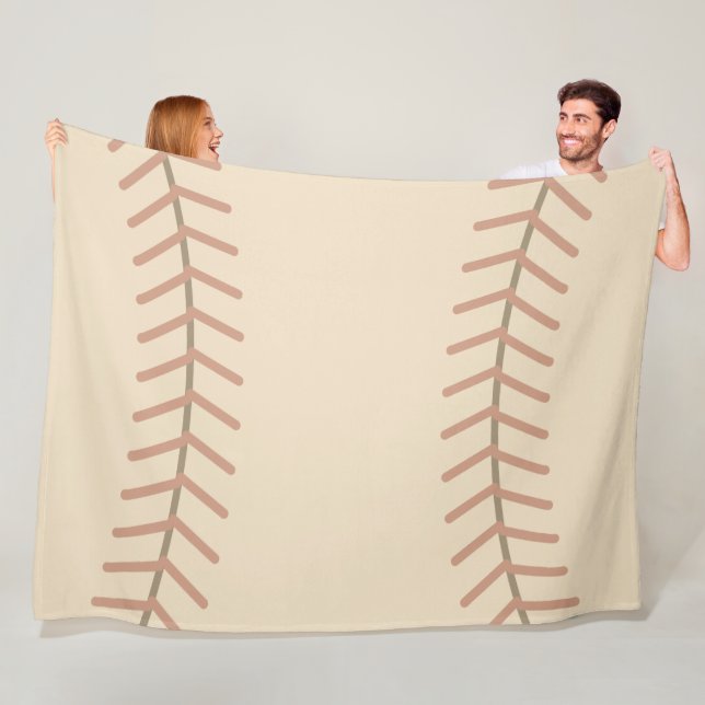 Vintage Baseball Fleece Blanket (På plats)