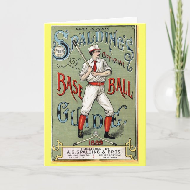 Vintage Baseball Guide Kort (Framsida)