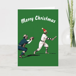 Vintage Baseball-julkort Helgkort