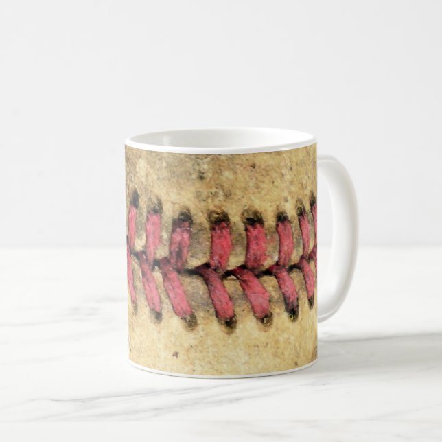 Vintage Baseball Kaffemugg (Framsida höger)