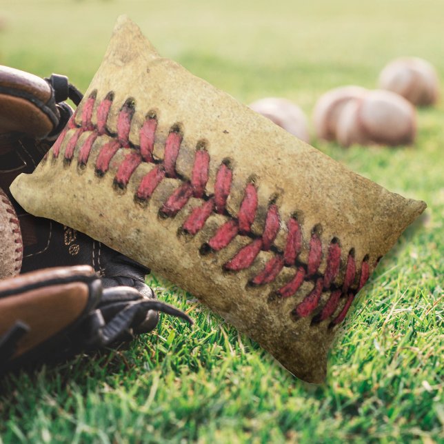 Vintage Baseball Lumbarkudde (Skapare uppladdad)