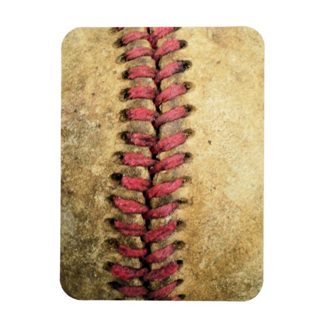 Vintage Baseball Magnet (Vertikal)