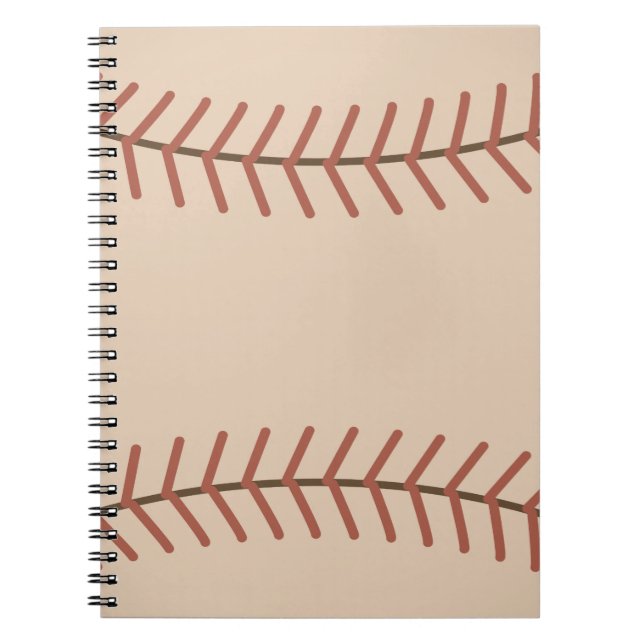 Vintage Baseball Notebook  Anteckningsbok (Framsidan)
