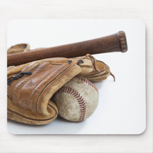 Vintage Baseball och Fladdermus Musmatta (Framsidan)