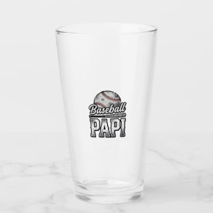 Vintage Baseball Papi Distressed Dad Tröja Design_ Glaskopp