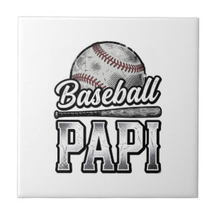 Vintage Baseball Pappa Distressed Pappas Tröja Des Kakelplatta