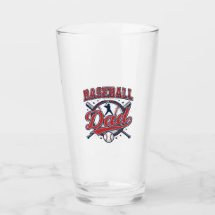 Vintage Baseball Pappa Tröja Design_1 Glaskopp